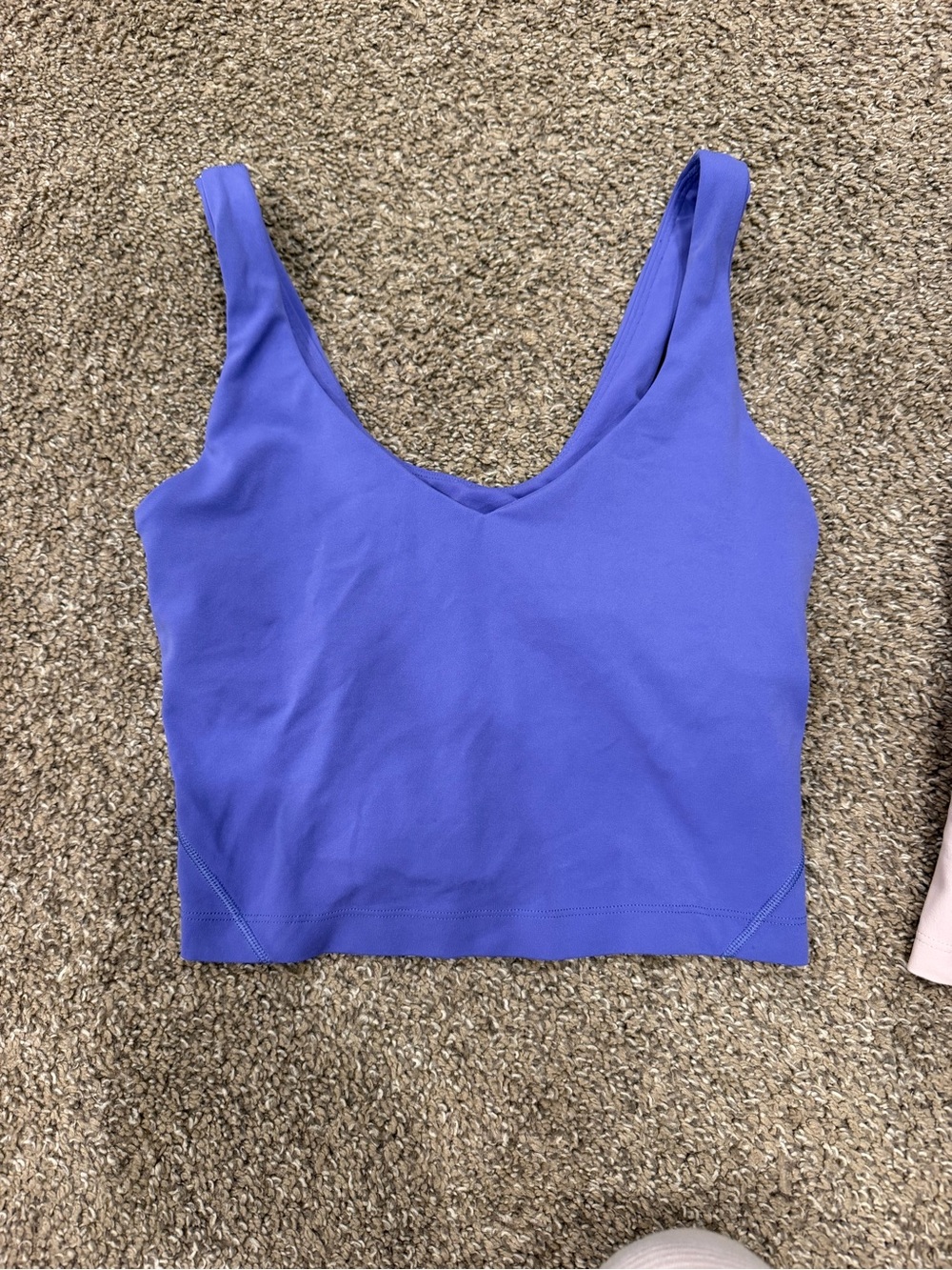 lululemon athletica V-Neck Crop Tank - Lavender